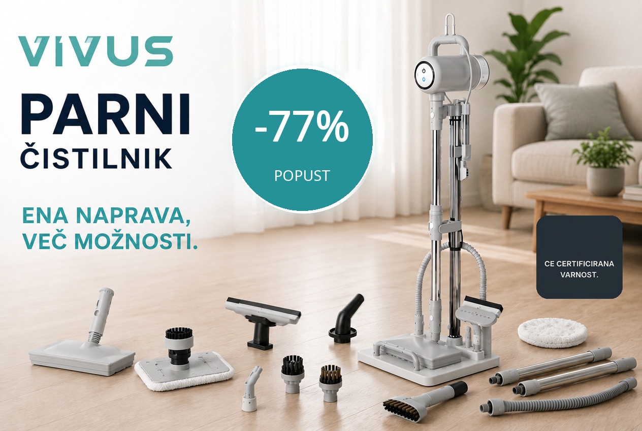 Parni čistilnik Vivus 9 v 1